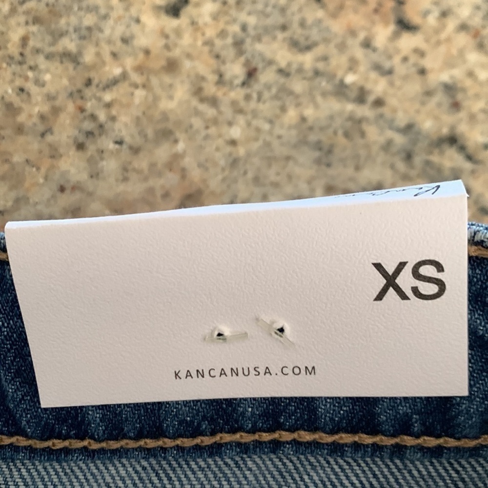 KanCan Brand New Jean Shorts Distressed XS Extra Small - Picture 4 of 9